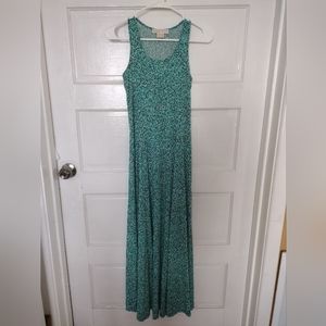 Michael Kors Women's Maxi Dress Size P Green Sleeveless